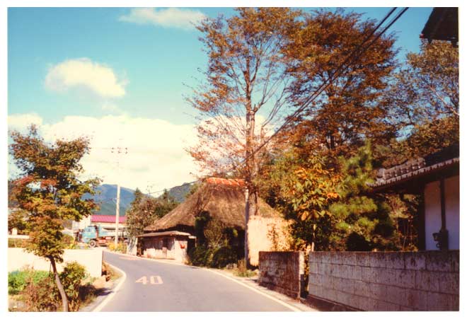 秋山の昔の風景