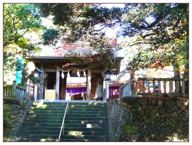 唐沢神社と紅葉