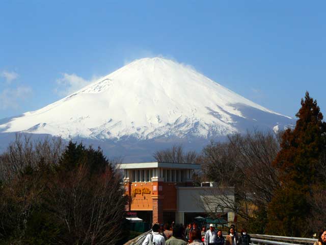 富士山と御殿場アウトレット
