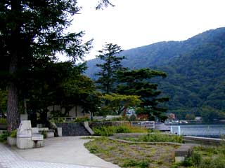 中禅寺湖湖畔風景