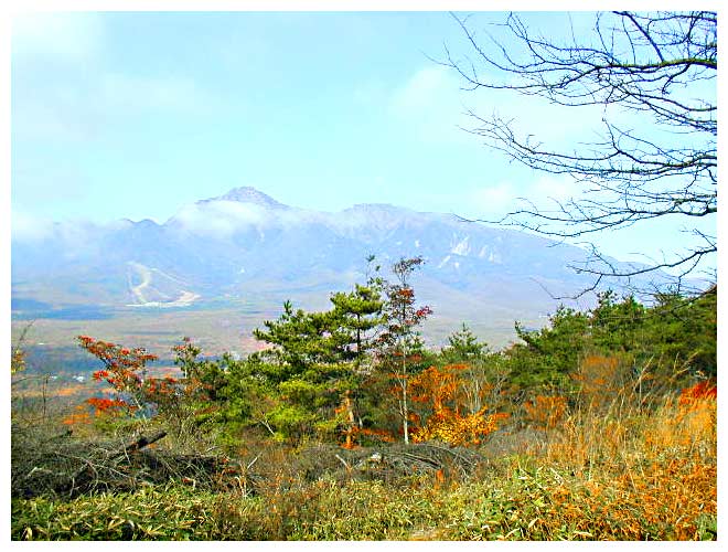 八ヶ岳を平沢峠から見る